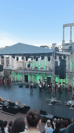Evening cultural performance draws crowds to Roman amphitheater in Plovdiv
