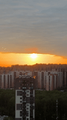Russian city sunrise/sunset views and indoor portrait captured