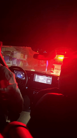 Traffic stop and bar gathering documented in Puebla area
