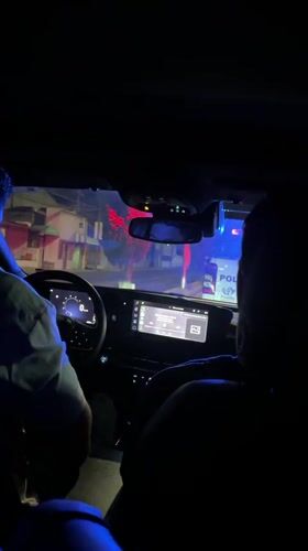 Traffic stop and bar gathering documented in Puebla area