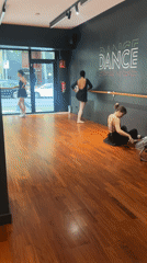 Morning activities documented at Barcelona dance studio and scooter
