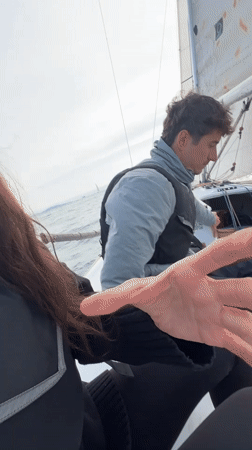 Sailing group spotted taking photos off Vladivostok coast