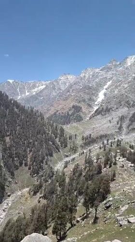 Morning mountain views documented in Dharamshala foothills