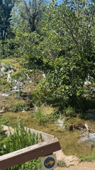 Stream flows toward Kravice Falls in Bosnia Herzegovina
