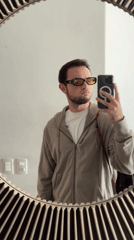 Man Takes Mirror Selfies in Mexican Home