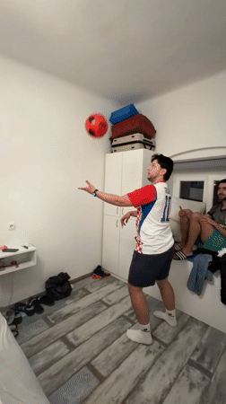 Indoor Soccer Practice Session Captured in Rijeka Bedrooms