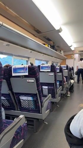 Early morning train journey documented through scenic Guilin