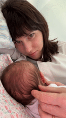 Mother and baby share tender moments in Aprilia bedroom