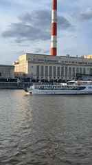 Radisson cruise boat spotted on Moscow river