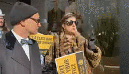 Large Anti-Trump Protest March Fills NYC Streets