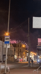 Fireworks illuminate Kazan streets during evening celebration