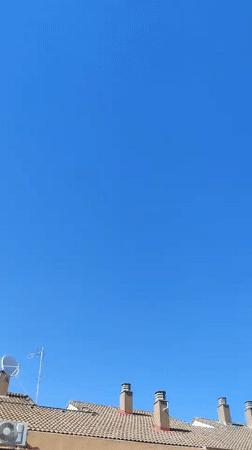 Unidentified objects spotted in Barcelona skies during afternoon hours