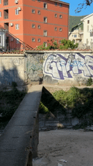Morning street scenes documented in Budva, Montenegro