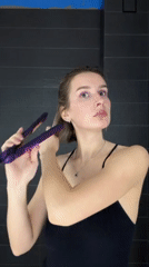 Woman's morning routine documented in Chaikovsky bathroom over two hours