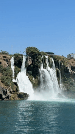 Boat day at Düden Waterfalls, Antalya