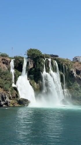 Boat day at Düden Waterfalls, Antalya