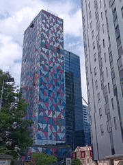 Tallinn high-rises and active construction, multiple angles