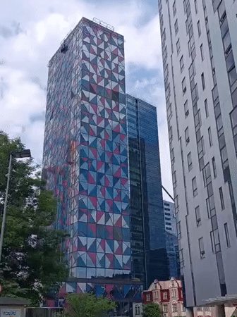 Tallinn high-rises and active construction, multiple angles