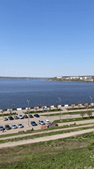 Morning urban scenes documented across central Izhevsk landmarks