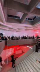 Fashion show with dramatic lighting held in Yerevan venue