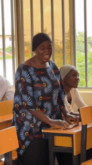 Group meeting or training session underway in Sabon Tasha, Nigeria
