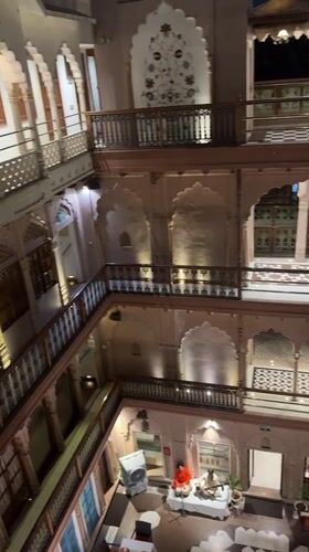 Delhi's historic architecture captured in nighttime photography session