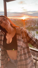 Evening moments captured in Sochi: balcony sunset, kitchen dinner prep