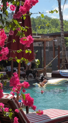 Morning leisure moments captured at Kuta Selatan resort