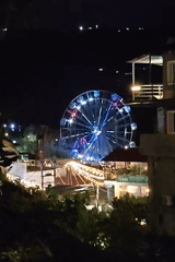 Pokhara garden park comes alive with lights and color at night