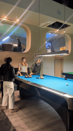 Evening billiards activity recorded at Tel Aviv pool hall