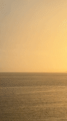Sunset documented at Bulgarian waterfront during rainfall