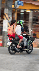Traffic congestion observed on Thai road with mixed vehicles