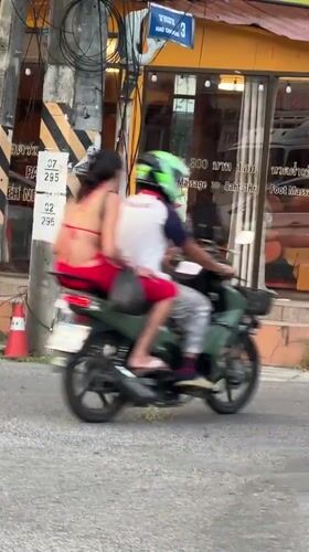 Traffic congestion observed on Thai road with mixed vehicles