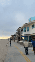 Late night beach strolls observed in Newport Beach