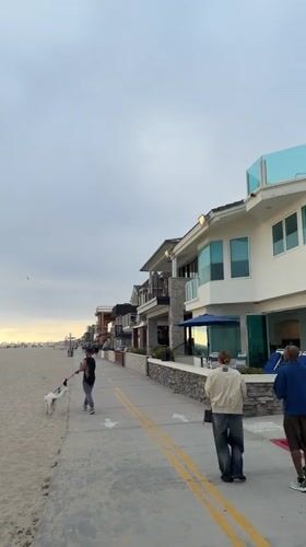 Late night beach strolls observed in Newport Beach
