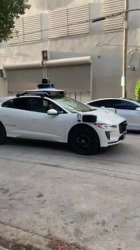 Waymo vehicle, arena activity spotted across Miami evening