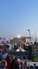 Traditional folk dancers perform evening show in Vila Nova de Gaia