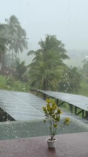 Heavy rain and cafe life documented in General Luna