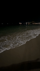 Nighttime beach gathering captured by witnesses in April 2026
