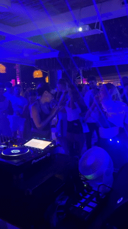 Night out at illuminated venue in Ban Bang Rak