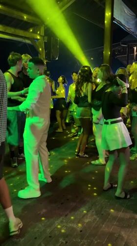 Evening nightlife scenes documented across Canggu bars and streets