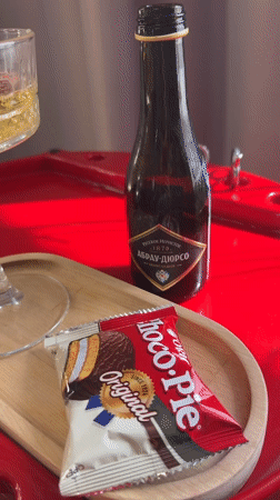 Hair coloring session at a Novosibirsk salon, champagne included
