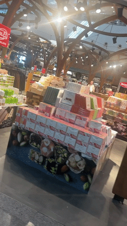 Wandering through Istanbul Airport's duty-free and terminal areas