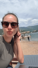 Casual moments at Budva seaside cafe captured by witnesses