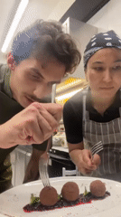 Evening culinary scenes and personal moments captured in Budva
