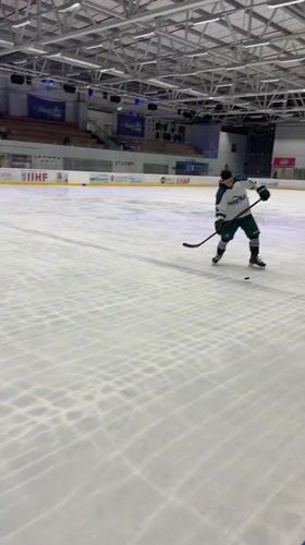 Hockey training session observed at indoor rink in Kalanswa