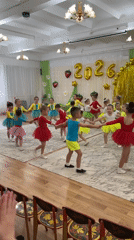 Children's dance recital held in Chaikovsky, Russia
