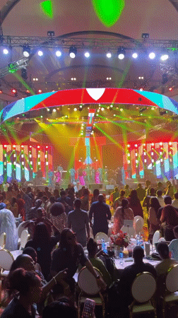 Evening celebration with live band draws crowds in Itirin