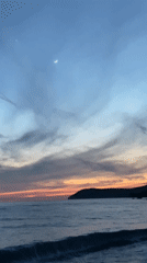Sunset observed by travelers in Bar, Montenegro