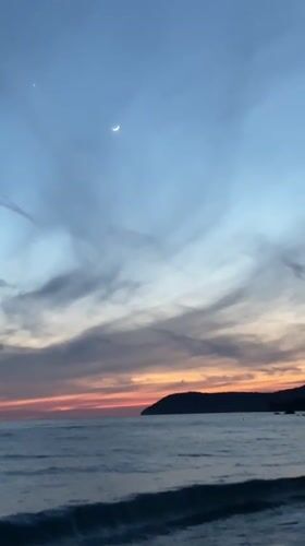Sunset observed by travelers in Bar, Montenegro